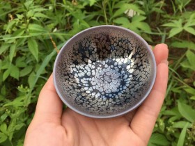 陈亮老师 油滴敛口盏:口径7.8*3.8