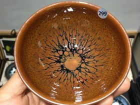 缪国华 金色麦浪 敛口盏:口径9.7*4.5