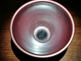江有庭大师 精品天目盏:口径13*7.3