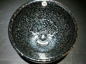 杨建华师傅 黑底银斑:口径9.3*5.7