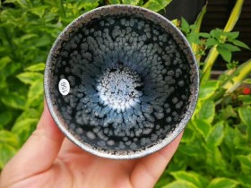 杜祥斌师傅 油滴盏:口径8.8*5.4