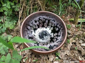 邹云源老师“落霞秋水”对杯:口径8.3*5、7.8*5.5