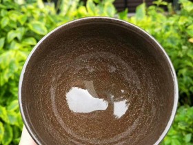 林熙 龙窑柴烧茶叶沫:口径9.5*6