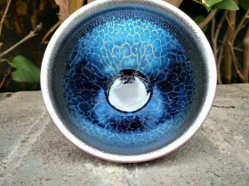 范德有师傅 蓝莲花:口径8.6*5.6