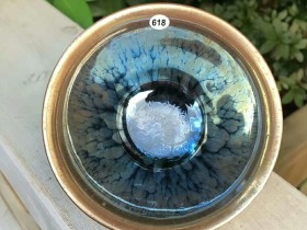 卢刚师傅 炫金盏:口径9.1*4.7