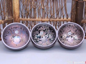 (飞惺)建盏:束口鹧鸪斑茶盏 紫金 黑金系列