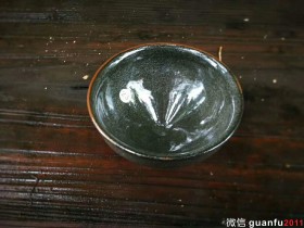 林熙 柴烧盏:口径9.3*5.5