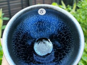 范德有老师 蓝莲花:口径8.5*5.5
