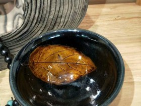 蔡炳龙老师 木叶盏:口径8.5*5