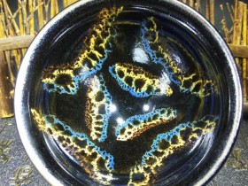 非遗传承人 李细妹老师 蝴蝶斑茶盏