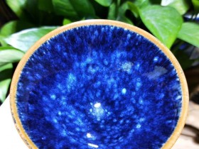 曹斌老师 窑变 孔雀蓝