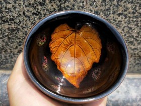 省级 蔡炳龙老师 窑变木叶极品货