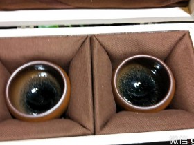 枕头岭 徐长和老师 龙窑柴烧兔毫 对杯