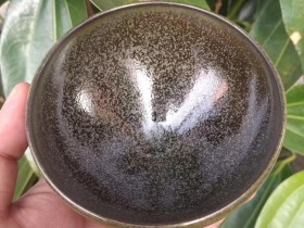 吴文东老师 柴烧茶叶沫,釉面带雪花状晶体