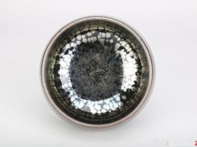 裴春元大师 经典禅定紫金油滴盏,口径8*5,足圈包釉