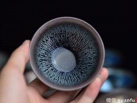 陈国飞老师 手作 银毫小束口 7.5*4.5