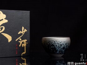 鹧鸪蓝曜 黄少河师傅手作 蓝光鹧鸪斑建盏 