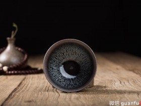 陈国飞老师手作 银毫束口盏