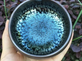 范奇明老师 手作 油滴禅定杯 口径8.5 高4.5