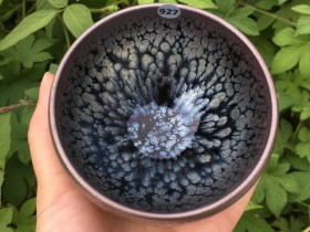 范奇明老师 全手工作品 油滴禅意杯 口径9 高5.8