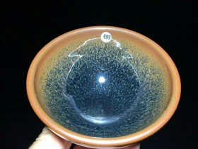 张炜师傅龙窑柴烧作品!品相完美! 口径9.6高5.1
