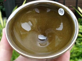 吴声华  双色釉 口径:8.8  高:5.5