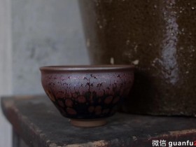 叶长青老师 彩滴 束口盏