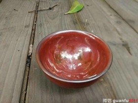 孙莉柿红 口径:8.6  高:5.0