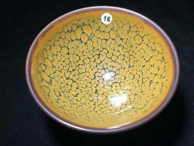 黄鹧鸪斑:省级大师~孙福昆师傅作品! 口径9.3高5.2