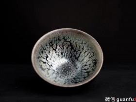 原窑建盏 叶新奴老师 手工束口油滴