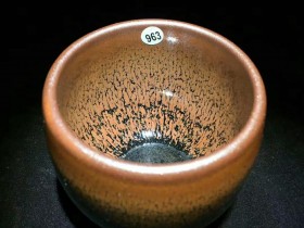 暨国强师傅龙窑柴烧手握杯! 完美品相! 口径6.1肚大6.9高6.2