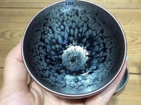 范奇明老师 手作 油滴盏 樽杯 口径8*5.5