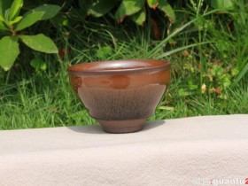 建盏传承人 暨国军老师 兔毫作品 尺寸8.2/5.2