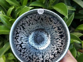 杜祥斌  敛口油滴  口径8.8高4.5