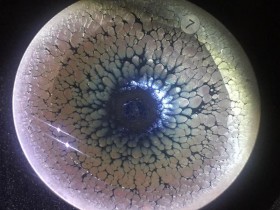 邱华忠老师  撇口瑚琏油滴盏