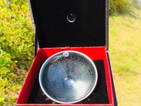 徐忠老师 满天星油滴盏  口径9高4.7