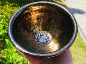 徐忠老师 金油滴盏 口径12.5高7.5