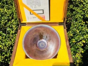 省级大师-孙福昆老师 作品新品 昆仑雪菊 撇口盏 顶级收藏品 口径12.5高5