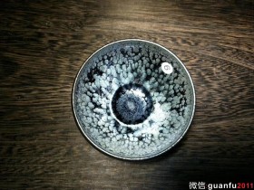 李英手制油滴盏 口8高5.5 油滴均匀立体,手感强