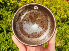 杨飞老师  鹧鸪斑盏  口径9.2高5.2