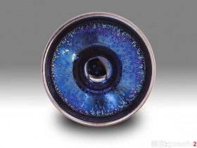 礼和堂 徐忠老师 蓝油滴盏口径9.2高4.7
