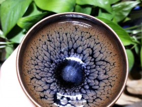 非遗传承人  周建平老师制  敛口鹧鸪斑茶盏