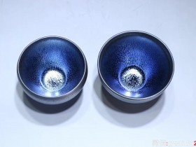 蓝色妖姬——对杯 天工仿——廖成军老师