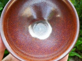 陈诚  龙窑柴烧 口径:9.2  高:5.2 柴性十足