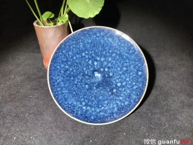 作者:古川刚 老师 作品:苍滴天目 口径:9.6cm*3.5cm 产地:日本