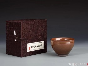 油润柿子红 朱信丛老师柴烧建盏