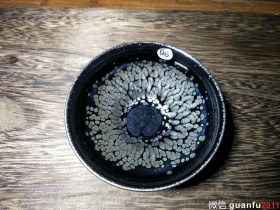 巫贵豪牡丹花束口盏 口9高5