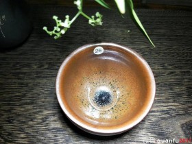 林熙龙窑柴烧玉兰杯 口8高5.5