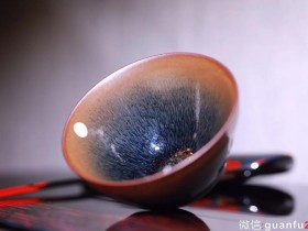 郑渗添师傅 柴窑兔毫盏