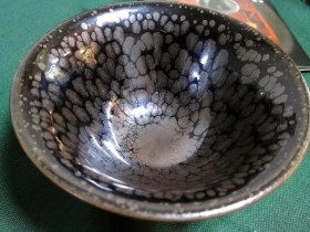 揭继荣师傅作品【荷塘月色】鹧鸪斑,斑纹如同画出来一般的均匀有层次感